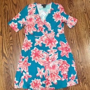 Heyton Blue/Pink Floral Dress